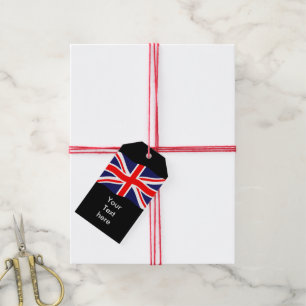 Étiquettes-cadeau Drapeau du Royaume-Uni + vos idées