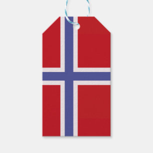 Étiquettes-cadeau Drapeau norvégien
