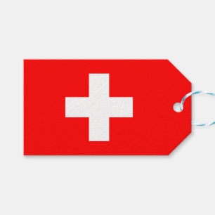 Étiquettes-cadeau Drapeau suisse (Suisse)