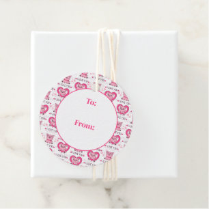 Étiquettes Cadeau Drôle Pun d'amour de porc