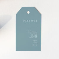 Dusty Boho | Accueil Mariage bleu et vert