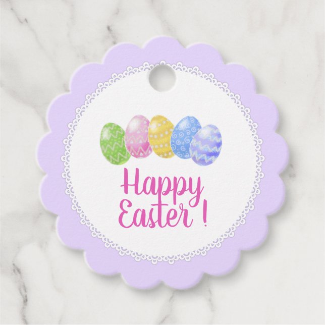 Étiquettes Cadeau Easter Favor supplies, easter gift, Happy Easter (Devant)