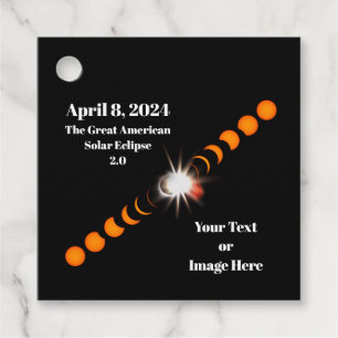 Étiquettes Cadeau Éclipse solaire totale de 2024