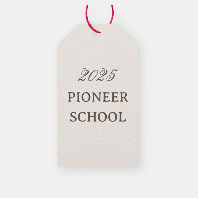 Étiquettes-cadeau École Pioneer 2025 | Balises cadeaux JW (Créateur téléchargé)