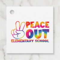 École primaire Peace Out Tie Dye dernier jour