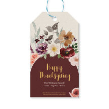 Elégant automne floral Thanksgiving