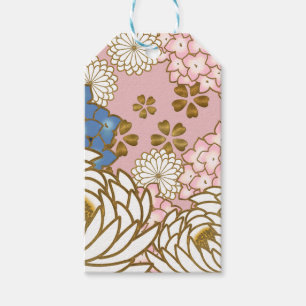 Étiquettes-cadeau Elégant Ballotin japonais motif Jetant Pillow St