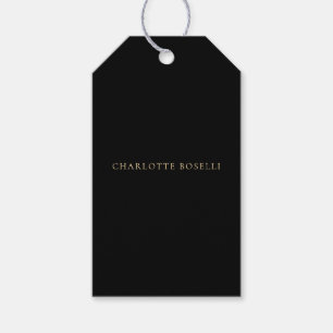 Étiquettes-cadeau Élégant Classique Professionnel Simple Minimaliste