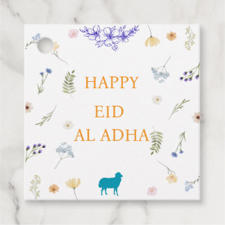 Étiquettes Cadeau Elegant Floral Eid al-Adha 