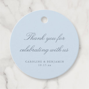 Étiquettes Cadeau Élégant Mariage Remerciement Personnalisé Écriture