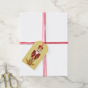 Étiquettes-cadeau Élégant Nutcracker Jouet Soldat Noël Personnalisé