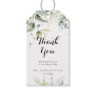 Elégant or vert Mariage Merci