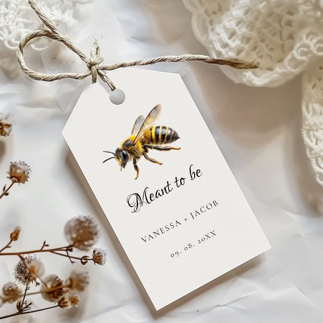 Étiquettes-cadeau Élégant signifié pour être mariage Faveur (Créateur téléchargé)