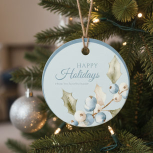 Étiquettes Cadeau Élégante Balise cadeau de fêtes joyeuses de baies