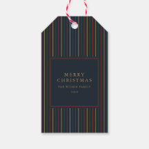 Élégantes rayures de Noël vintage