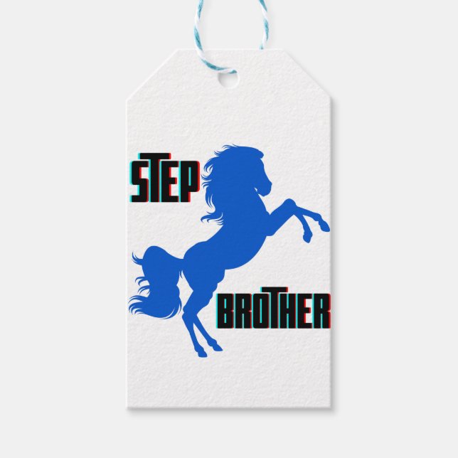 Étiquettes-cadeau Élevage du cheval Brother (Devant)