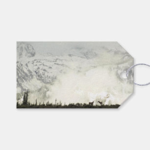 Étiquettes-cadeau Elk at Grand Teton National Park Photographie