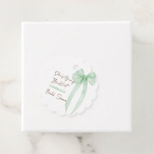 Étiquettes Cadeau Elle Attache Le Nœud Réception De Mariage Ruban Ve