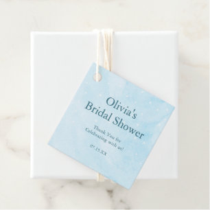 Étiquettes Cadeau Elle est sur un nuage 9 rêveur ciel bleu Baby Show