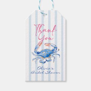 Étiquettes-cadeau Elle est un Poisson Idéal Mariage Préparé Côté Mer