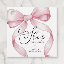 Elle Noue Le Nœud Coquette Bridal Shower Personne