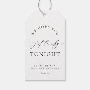 Étiquettes-cadeau Ellesmere Obtenir Lucky Tonight Lottery Mariage de