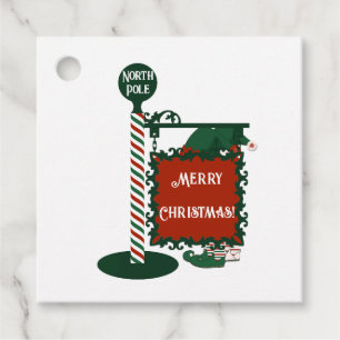 Étiquettes Cadeau Elves Legs Joyeux Noël Gig Tag Enfermer voiture