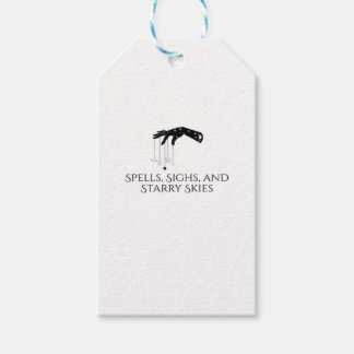 Étiquettes-cadeau Encre Whimsigoth – Forêts Mystiques, Lunes & Magie