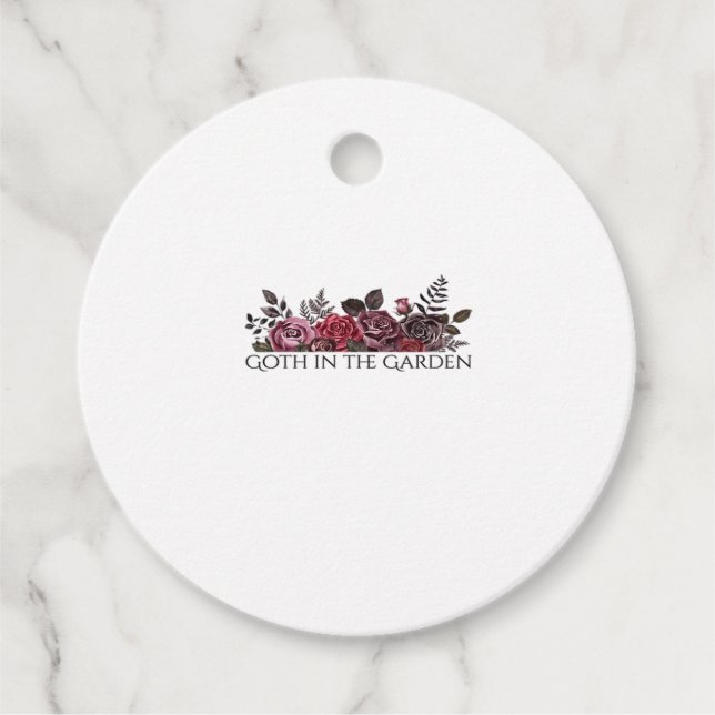 Étiquettes Cadeau Encre Whimsigoth - Forêts Mystiques, Lunes Magique (Devant)