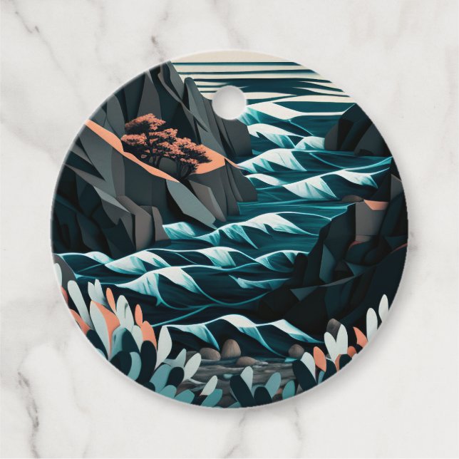 Étiquettes Cadeau Énergie Côtière (Devant)