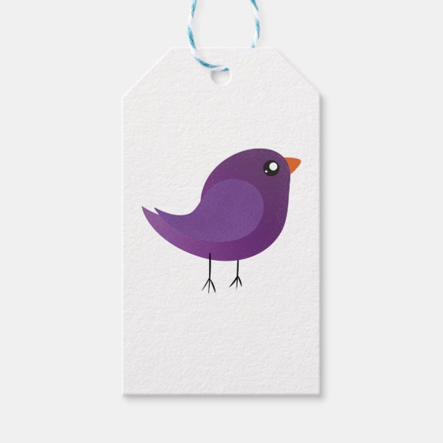 Étiquettes-cadeau Enfants mignonette birdy (Devant)
