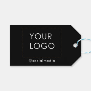 Étiquettes-cadeau Entreprise moderne Logo d'entreprise Médias sociau