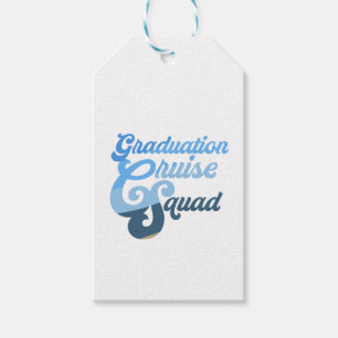 Étiquettes-cadeau Équipe des croisières d'études supérieures