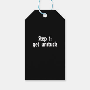 Étiquettes-cadeau Étape Obtenir Inspiration Bateau Coincé Motivation