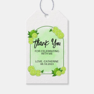 Étiquettes-cadeau Été Green Lime Citrus Gift Tag