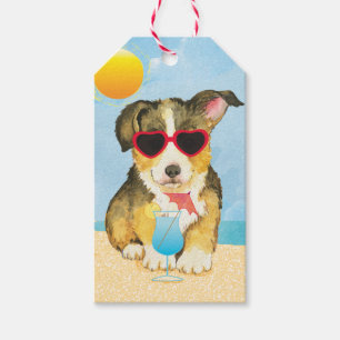 Étiquettes-cadeau Été Pembroke Welsh Corgi