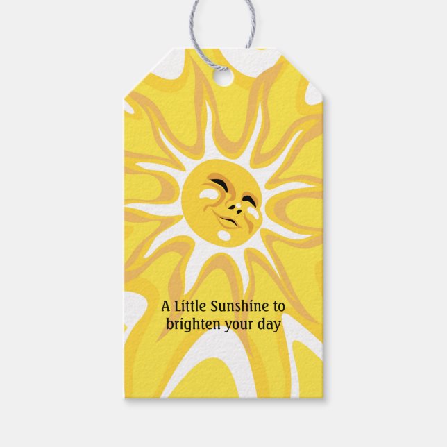 Étiquettes-cadeau Été Sunshine Appréciation Merci Cadeau Balise (Devant)