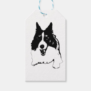 Étiquettes-cadeau Étincelle Corgi cravate