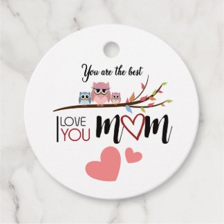 Étiquettes Cadeau Etiquetas para recuerdos para mamá "Mother's Day"