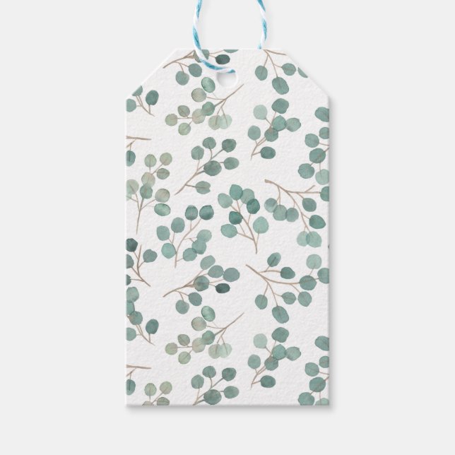 Étiquettes-cadeau Eucalyptus (Devant)