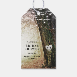 Étiquettes-cadeau Evermore Forêt enchantée Fête des mariées oran