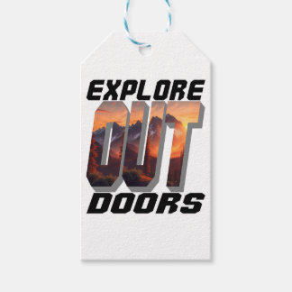 ÉTIQUETTES-CADEAU EXPLORER LES PORTES EXTÉRIEURES