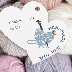 Étiquettes Cadeau Fabriqué à la main avec amour - Fils et Papillon e