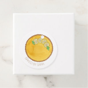 Étiquettes Cadeau Fabriqué maison à partir de la tarte au citron de