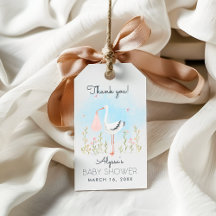 Faire-part de naissance Stork aquarelle mignon