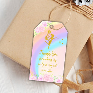 Étiquettes-cadeau Fairy Birthday - Tags cadeaux
