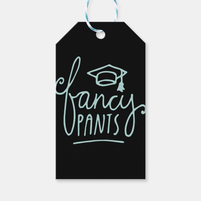 Étiquettes-cadeau Fancy Pants Funny Grad (Devant)