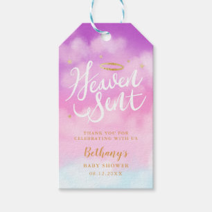 Étiquettes-cadeau Faveur providentielle de baby shower