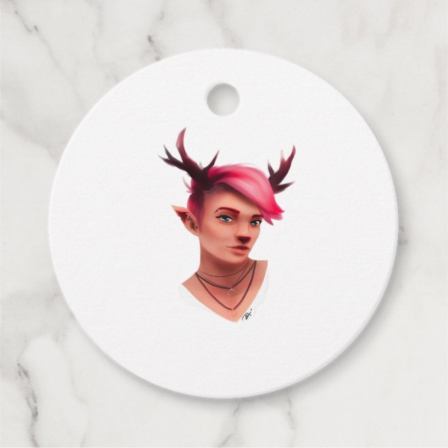 Étiquettes Cadeau Favor Tags (Devant)