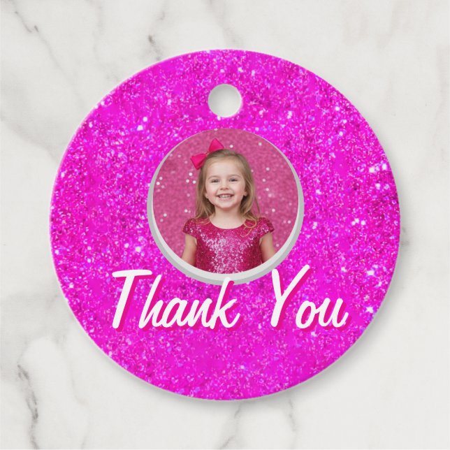 Étiquettes Cadeau Favor Tags Doll Birthday Party (Devant)